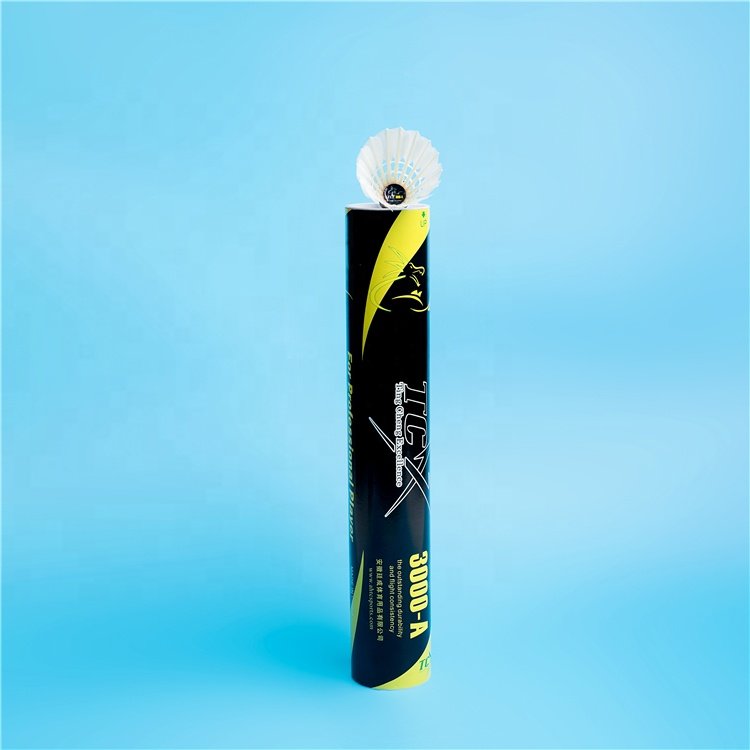 TCX 3000-A series duck feather badminton feather shuttlecocks with advanced glue and technology & good hand-feeling