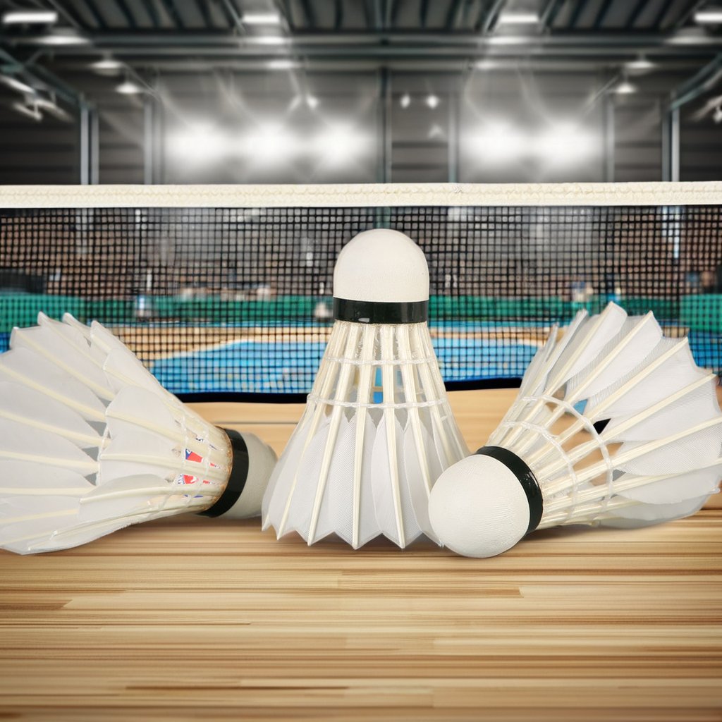 BWF Wholesale Durable Goose Feather Badminton Shuttlecocks Lingmei 10