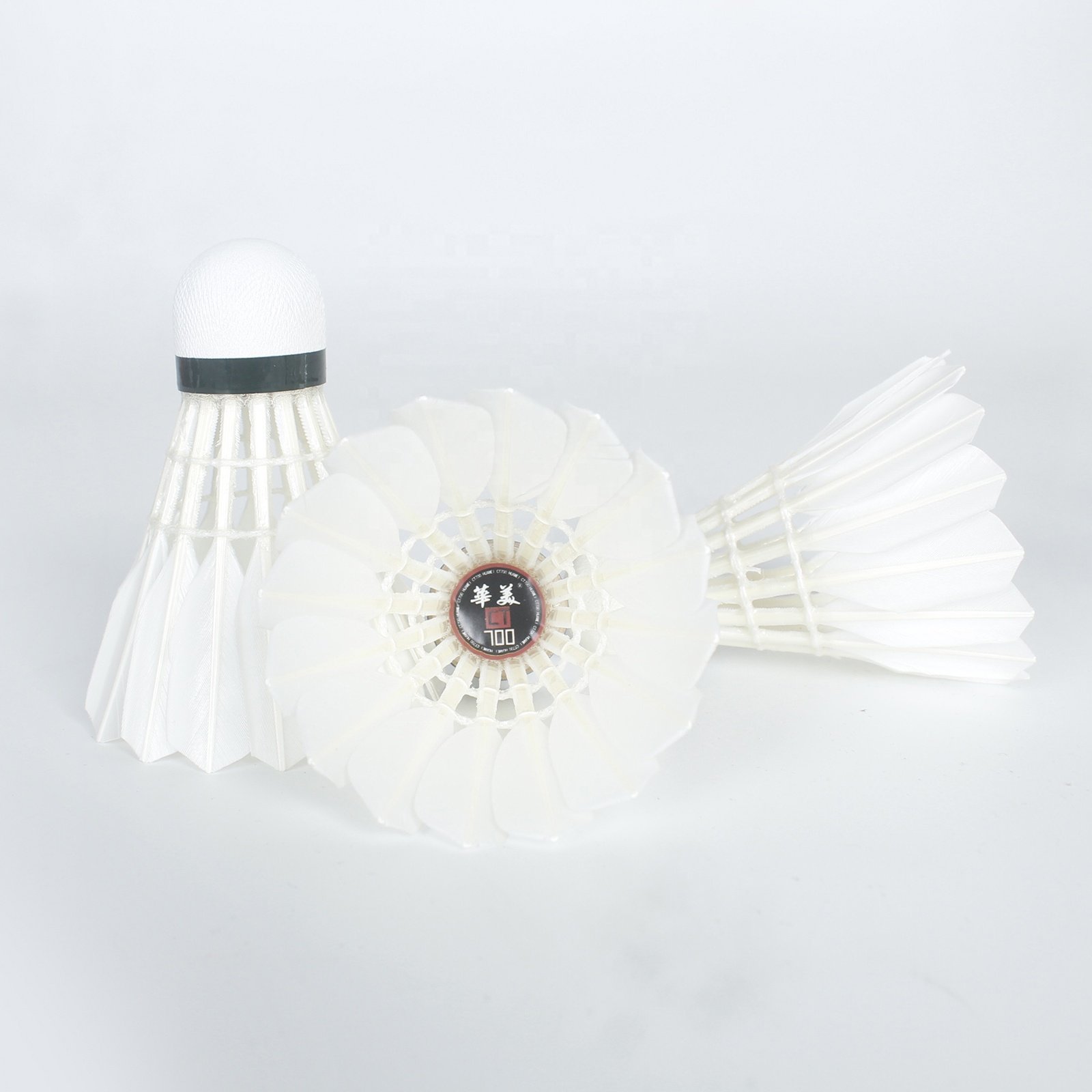 Super Cheap Training Durable Duck Feather Shuttlecocks With Composite Duplex Ball Head For Professional Sports Application