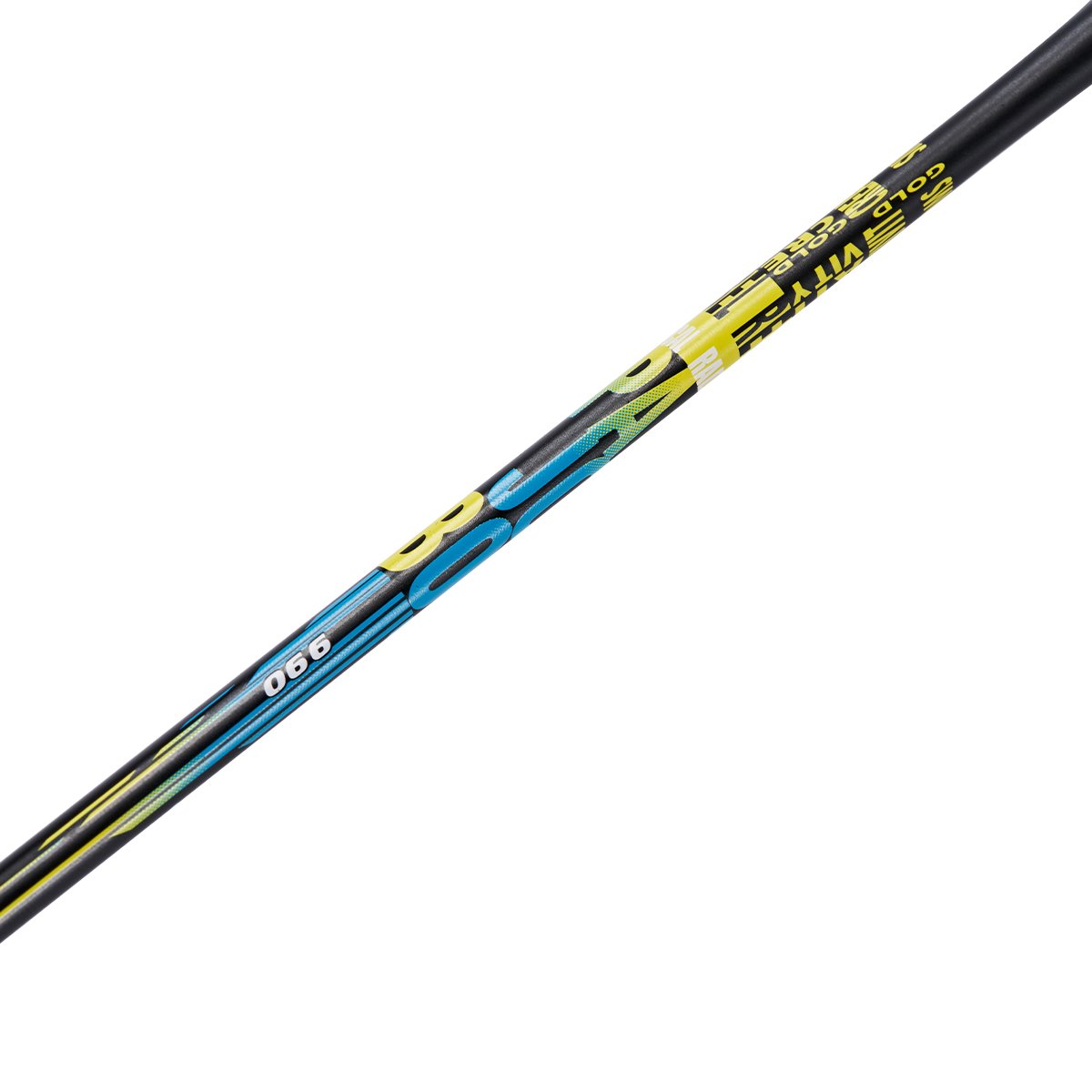 Professional Athletes' Custom 5U Grip 46T Fiber Badminton Racket 35 Pounds Racquet Soft Attack Hardness Light Shuttlecocks