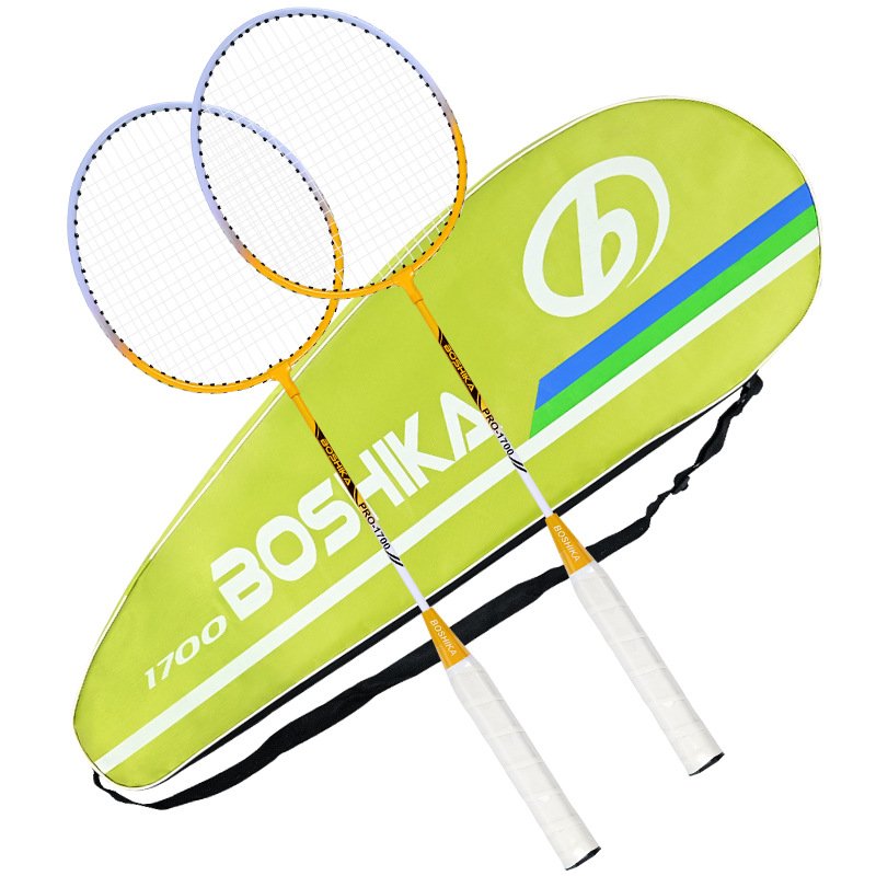Wholesale Primary Training Nylon Shuttlecock Materials Racquet Portable Lining Badminton Racket With Set