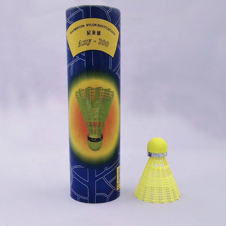 Supplier china training level to ship Training Use Nylon Badminton Shuttlecock Retail Nylon for Training Most Durable