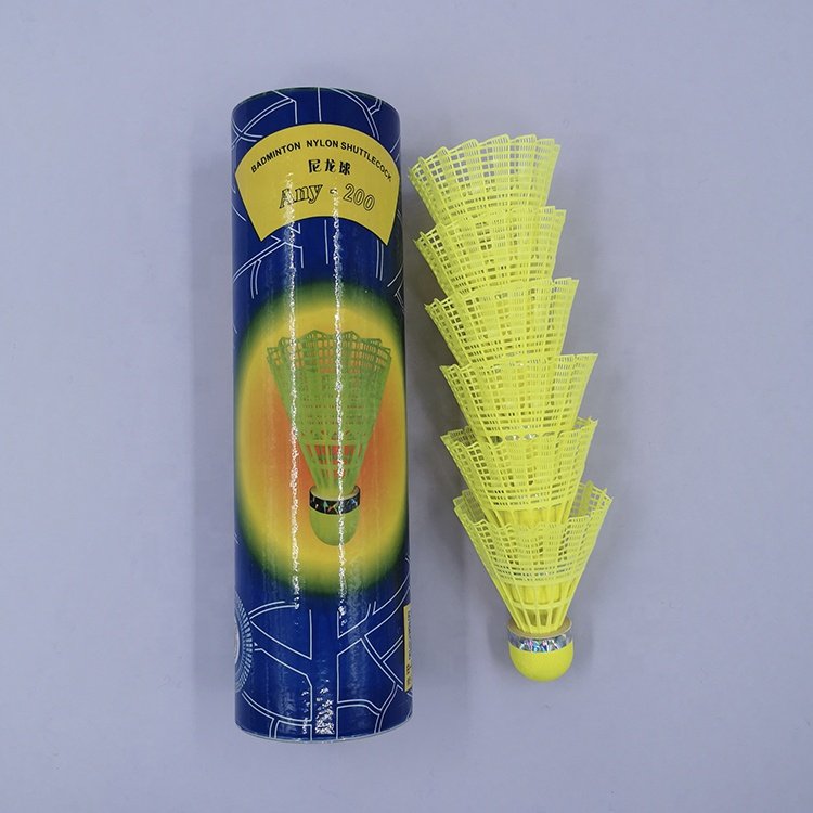 Supplier china training level to ship Training Use Nylon Badminton Shuttlecock Retail Nylon for Training Most Durable