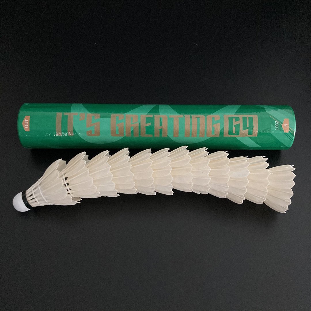 Most Durable and Stable Black to White Goose Feather Badminton Shuttlecocks