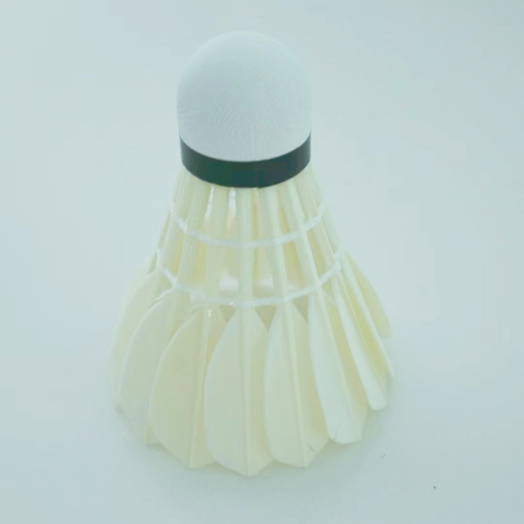 All-Round Durable Class C Goose Feather Badminton Shuttlecocks with PU Cork for Training