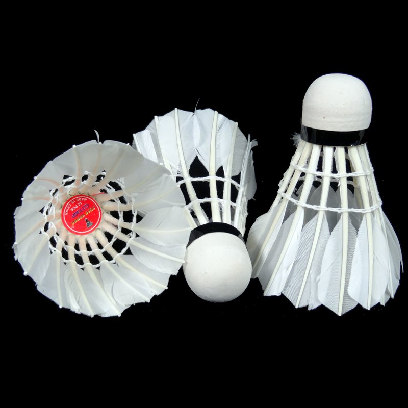 Cheaper Duck Feather Badminton Shuttlecock for training grade