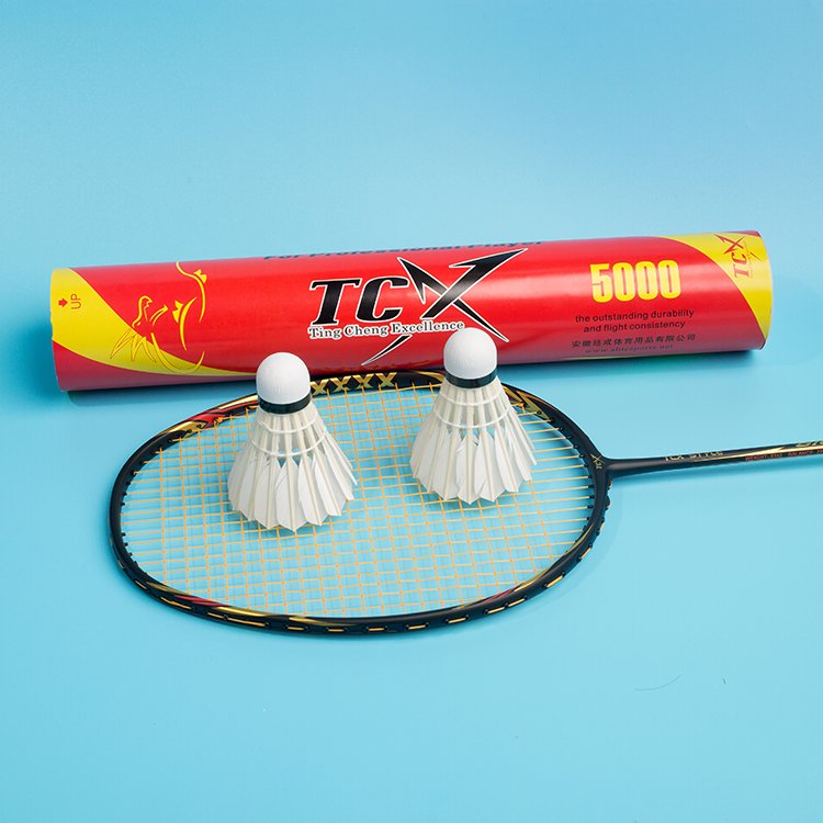 TCX5000 Badminton Shuttlecock TCX Brand Special Goose Feather Training Shuttlecock Sell Good in Many Countries