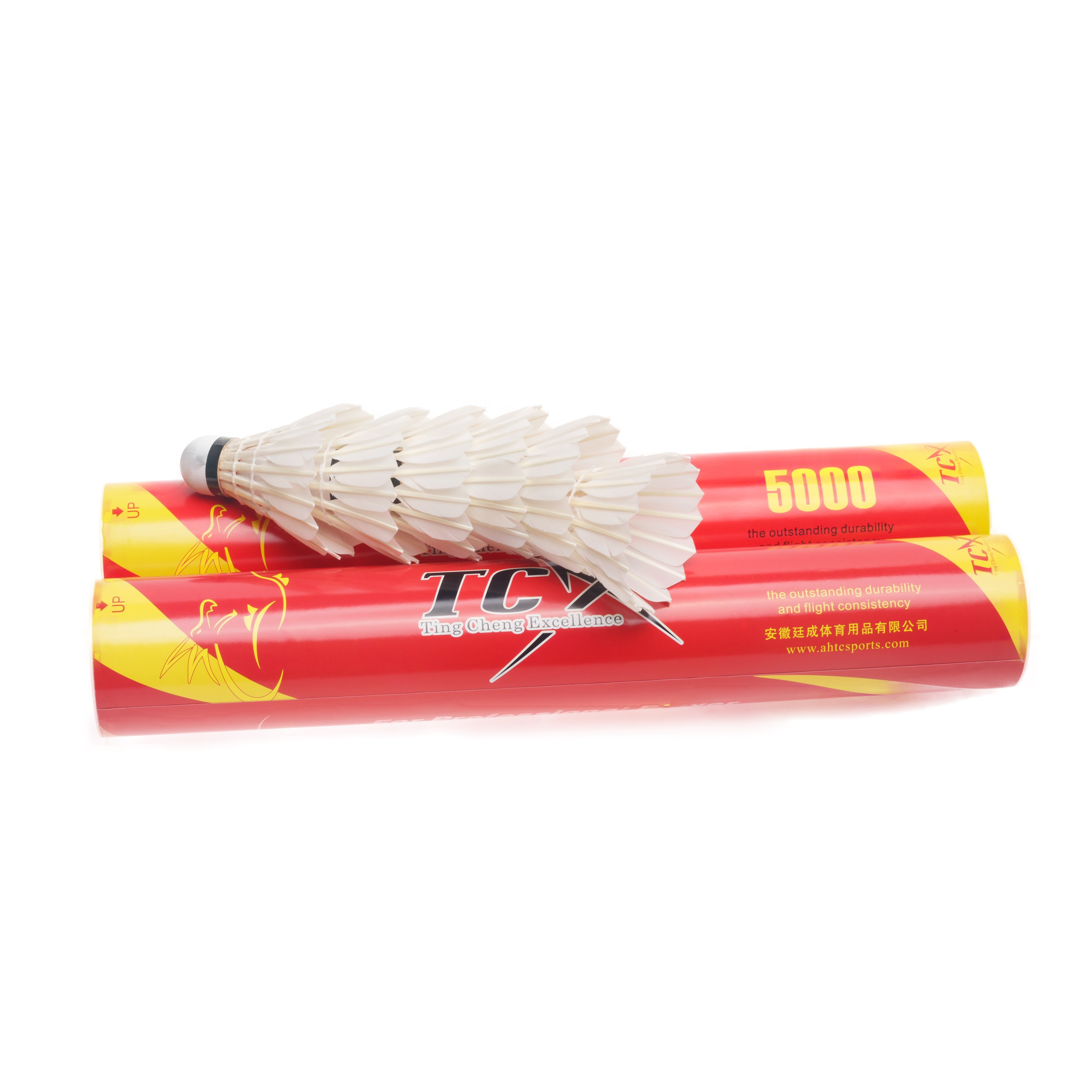 TCX5000 Badminton Shuttlecock TCX Brand Special Goose Feather Training Shuttlecock Sell Good in Many Countries
