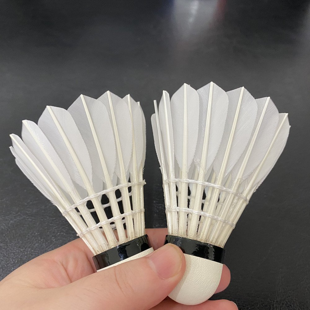 lingmei brand model 70 top grade goose feather badminton shuttlecock in good quality wholesale