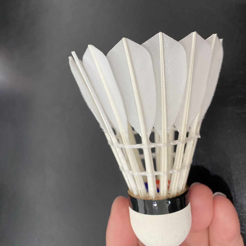 lingmei brand model 70 top grade goose feather badminton shuttlecock in good quality wholesale