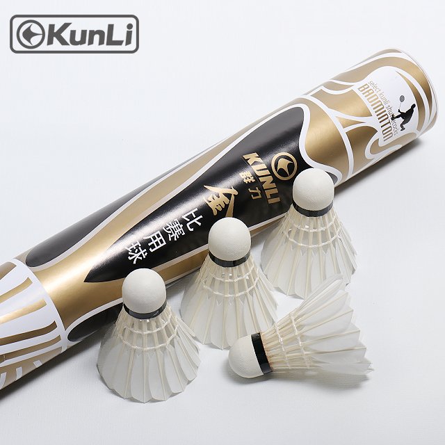 Kunli Gold 1 Shuttlecock Goose Feather Badminton Shuttlecock Oem