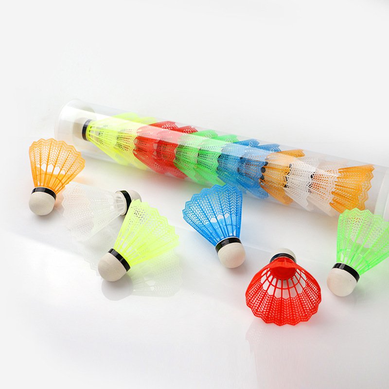 Colorful Nylon Badminton Shuttlecocks Ball Team Game Sports Badminton Shuttlecocks