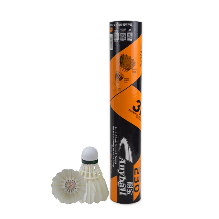 Manufacture Cheap Durable Feather Hybrid Badminton Shuttlecock For Outdoor Badminton Shuttlecock