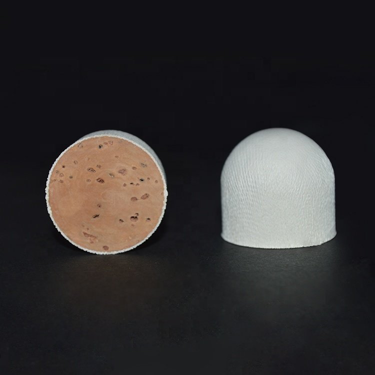 High Quality 3 Layer Shuttlecock Cork Composite Badminton Shuttle Head with PU Fiber and Natural Wood Hybrid Shuttle Cork