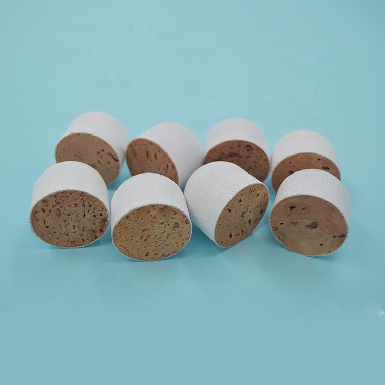 High Quality 3 Layer Shuttlecock Cork Composite Badminton Shuttle Head with PU Fiber and Natural Wood Hybrid Shuttle Cork