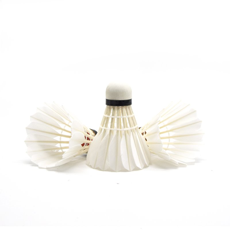 Manufacture OEM Premium Quality Custom Indoor Professional Tournaments Shuttlecocks Goose Feather Badminton Shuttlecock
