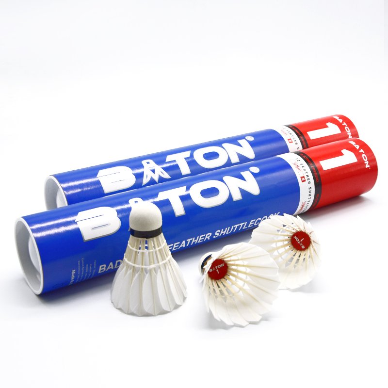 Manufacture OEM Premium Quality Custom Indoor Professional Tournaments Shuttlecocks Goose Feather Badminton Shuttlecock