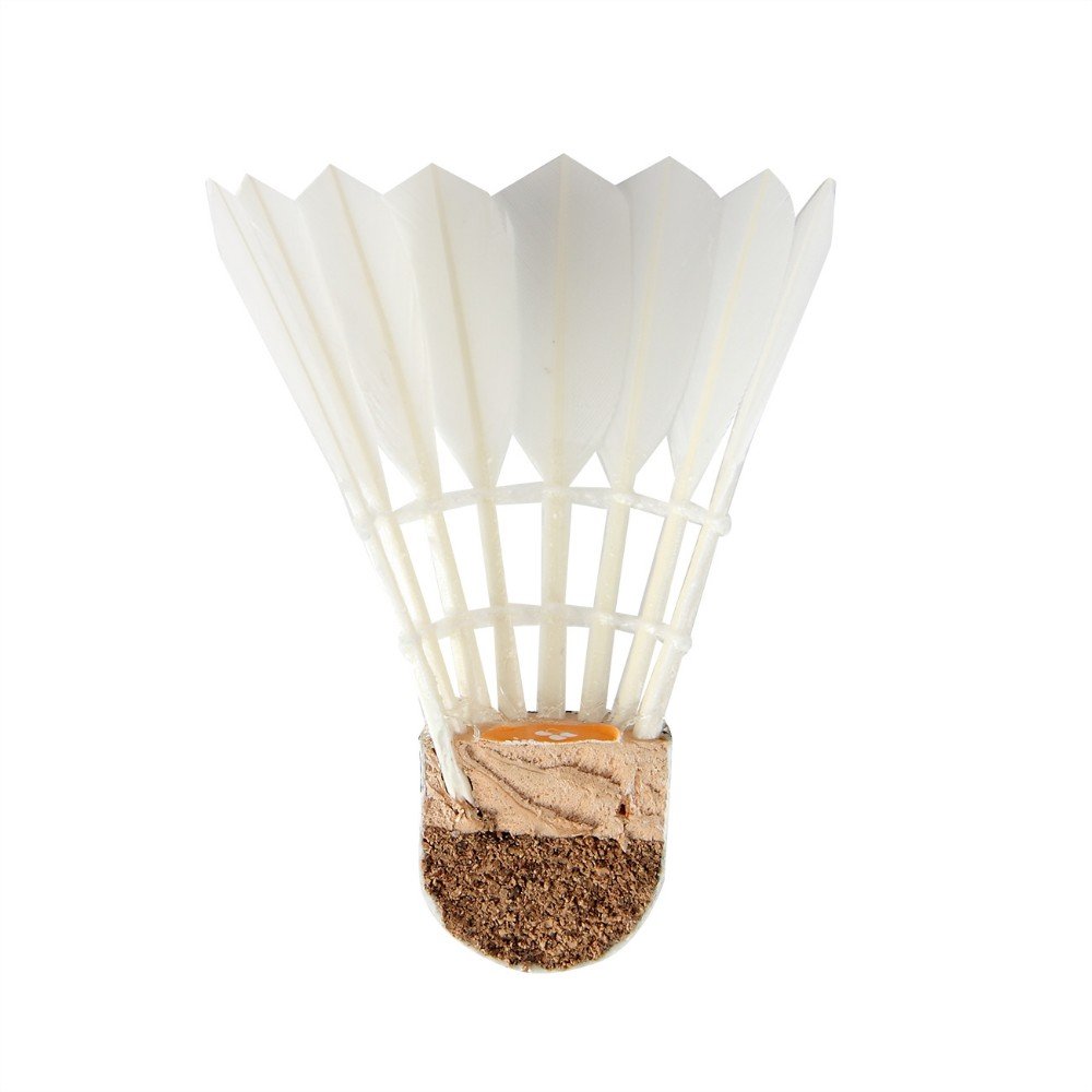 DECOQ Factory Price Outdoor Duck Feather Badminton Shuttlecock Durable Super Durable Goose Feather Cork Head Nylon Class Sports