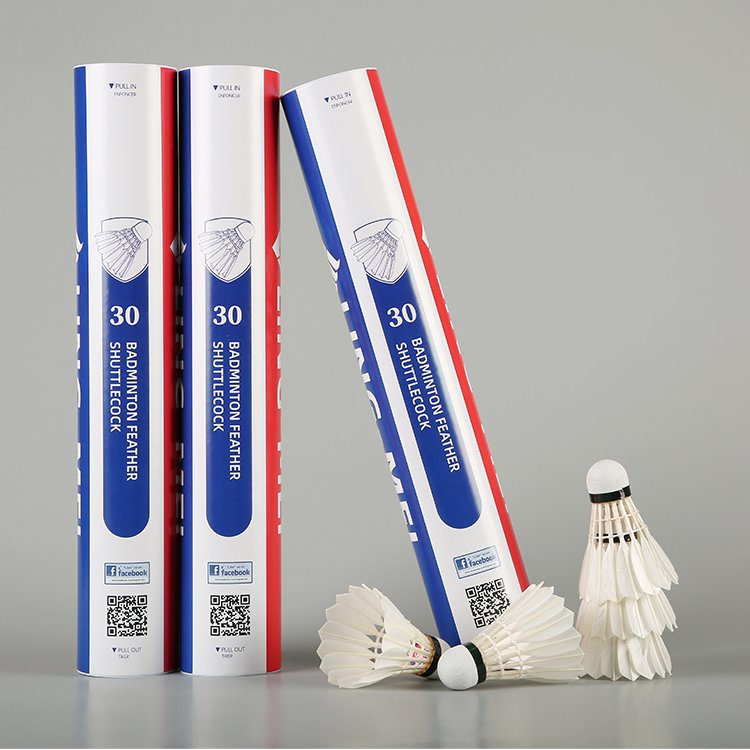 2023 indoor sports badminton feather shuttlecocks ling mei