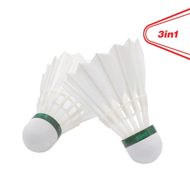 High Quality Dmantis 3in1 Badminton D60 Shuttles Super Durable Natural Feather Shuttlecock For Training and Competition