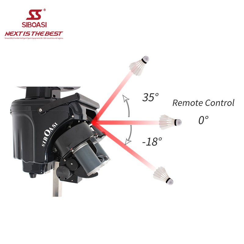 Hot Sale Intelligent SIBOASI 4025 Badminton Machine Shuttlecock Shooting Machine