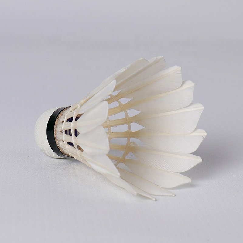 Wholesale Honkoo Badminton Shuttlecock Super Durable Duck Feather Shuttlecocks For Tournament 12pcs Shuttle Cock