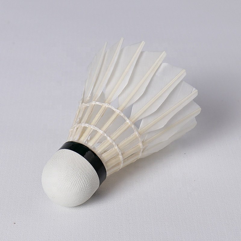 Wholesale Honkoo Badminton Shuttlecock Super Durable Duck Feather Shuttlecocks For Tournament 12pcs Shuttle Cock
