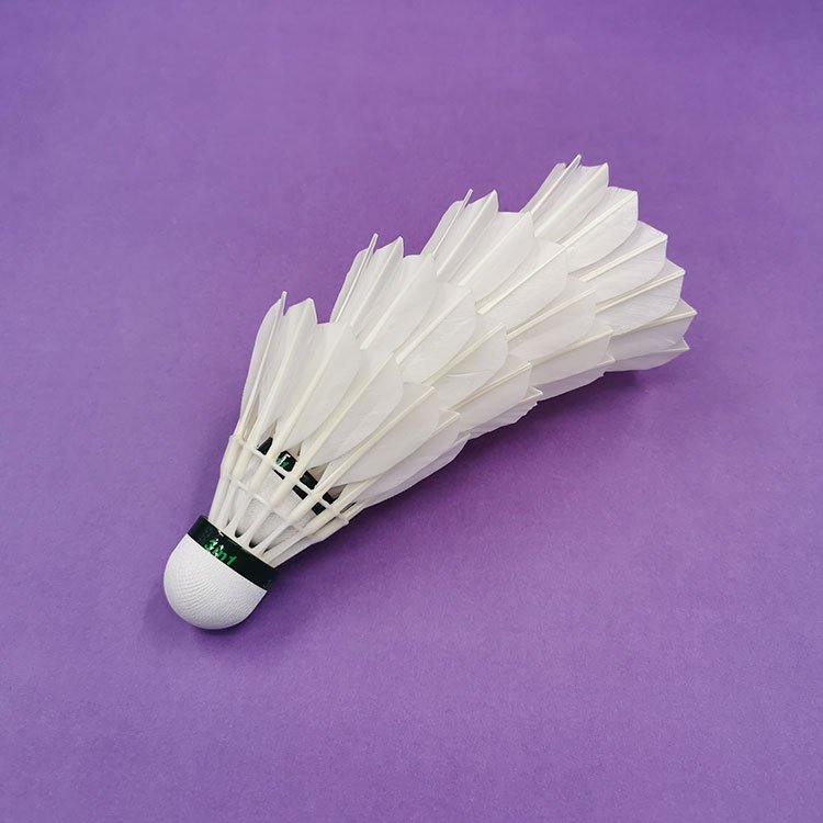 Anyball Brand 444 Fiber Cock Hybrid Shuttlecock 3-in-1 Durable Beautiful Natural Class a Goose Feather Badminton for Training