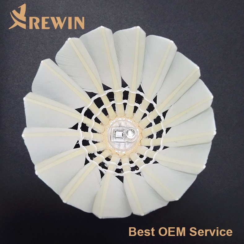 NEW Bright rainbow flashing led badminton shuttlecock for night