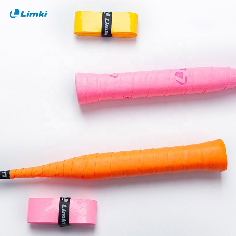 Top quality environmental PU material over grips for tennis racket handle protection with anti-slip badminton overgrip