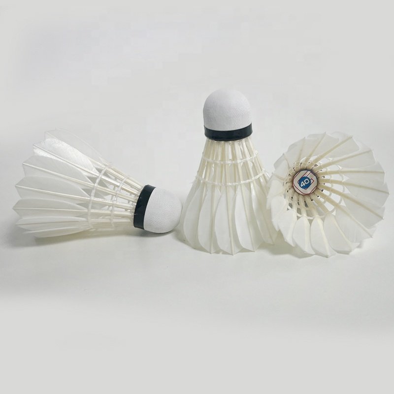 Natural Goose Feather Shuttlecock Grade 4 Goose Feather Shuttlecocks Badminton Manufacture Shuttlecock for Training