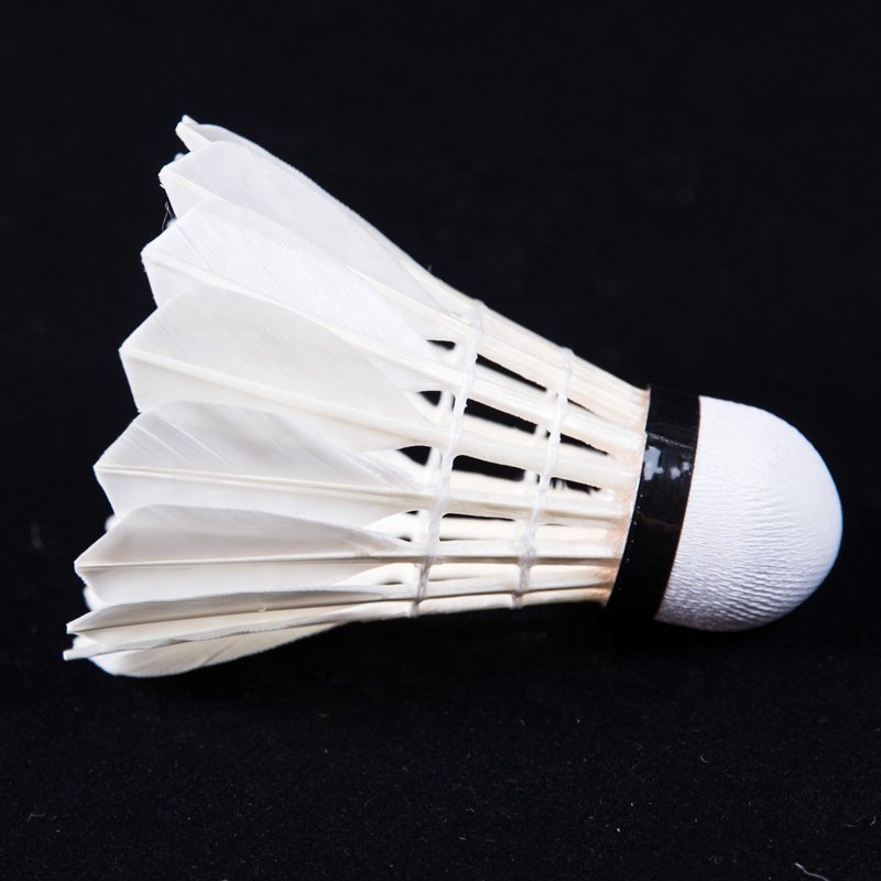 Hot Sales Wholesale Cheap Price Good Quality Duck Feather Badminton Shuttlecock OEM Customized Head Logo