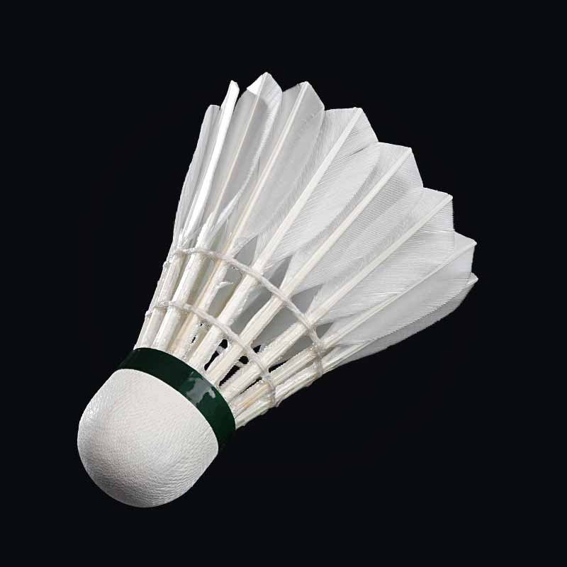 High Quality round Duck Feather Badminton Ball Durable Model a with Cork Head Competition Level Shuttlecocks