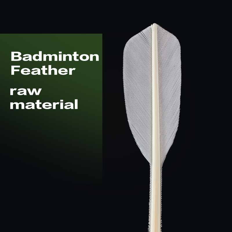 High Quality round Duck Feather Badminton Ball Durable Model a with Cork Head Competition Level Shuttlecocks
