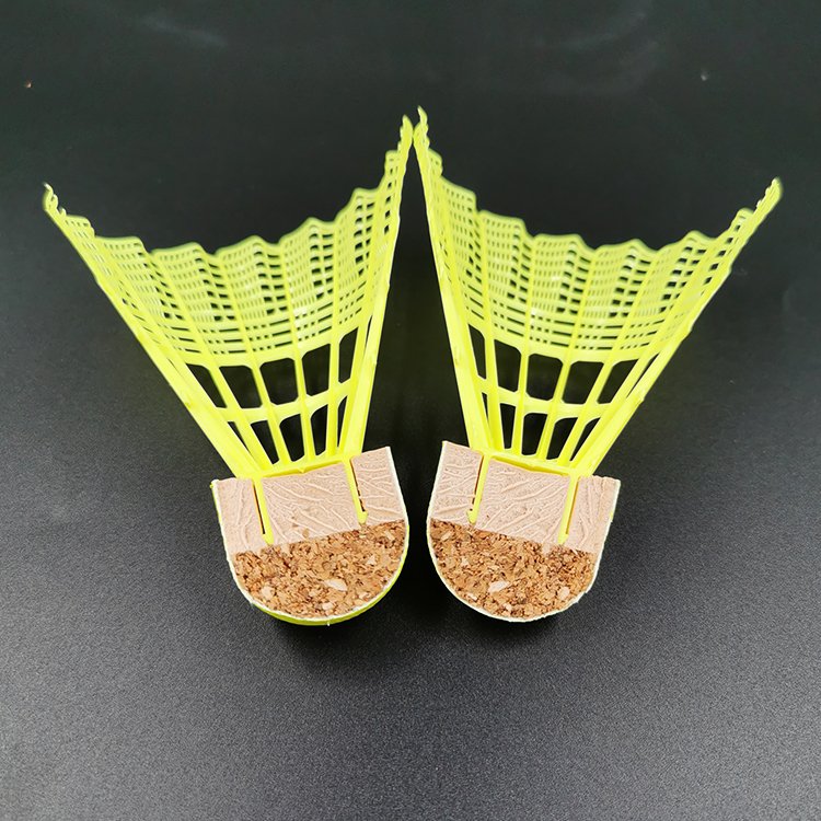 Anyball High Quality PU Cork Nylon Shuttlecock Injection Molding Badminton Shuttlecock