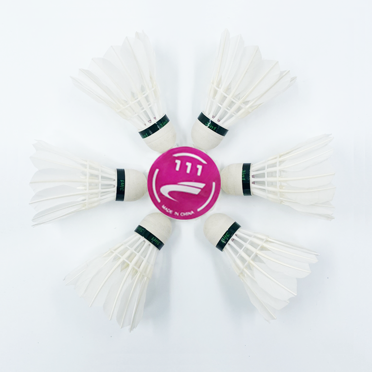 3in1 factory direct sale durable stable goose feather cheap badminton shuttlecock for sports training