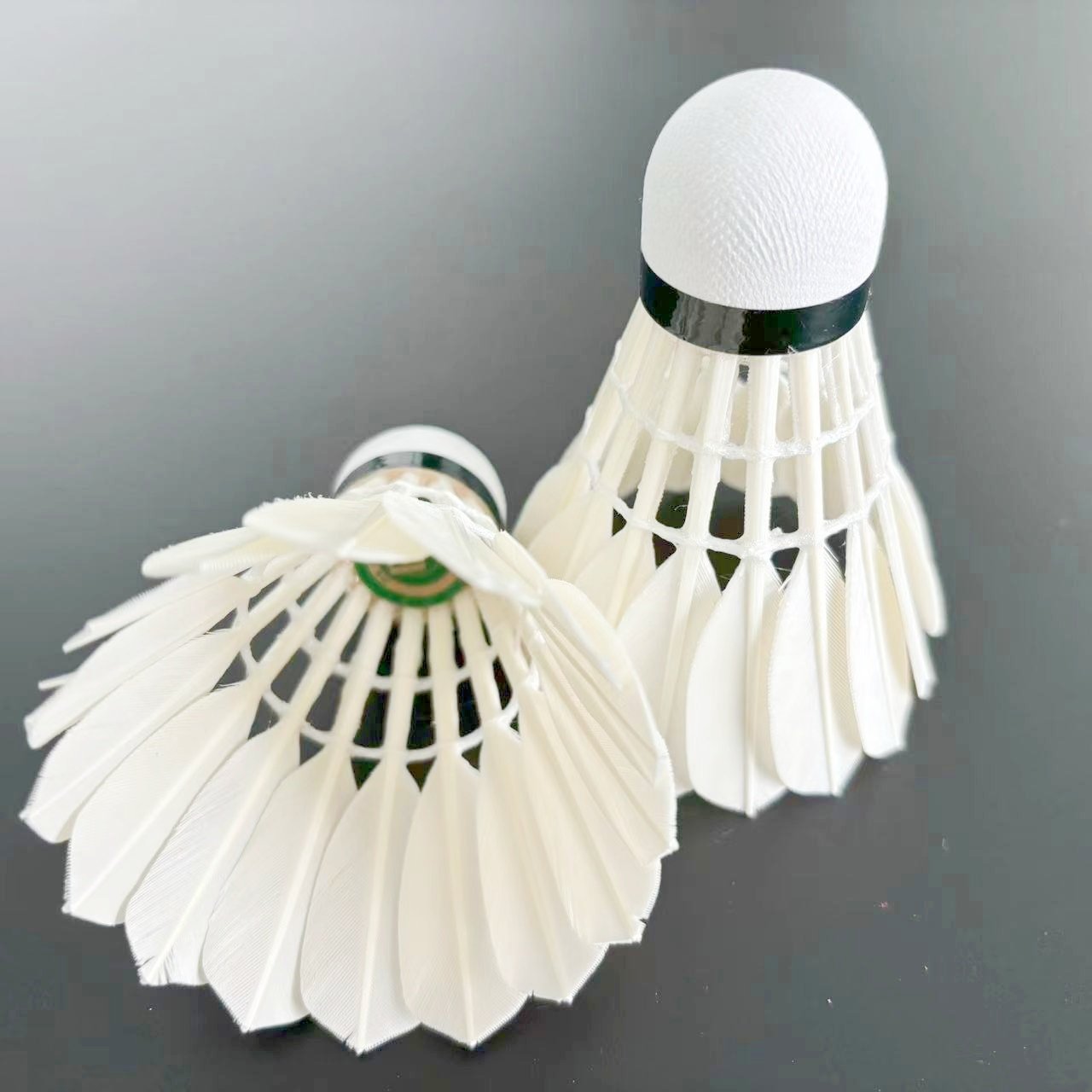 good durability Class C Goose Feather Sports ball with PU Cork badminton shuttlecocks