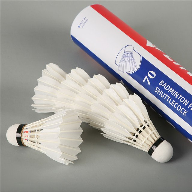 Lingmei Wholesale Brand Ling Mei Badminton Shuttlecock with Best Flight 70 as30 yy aeroplane