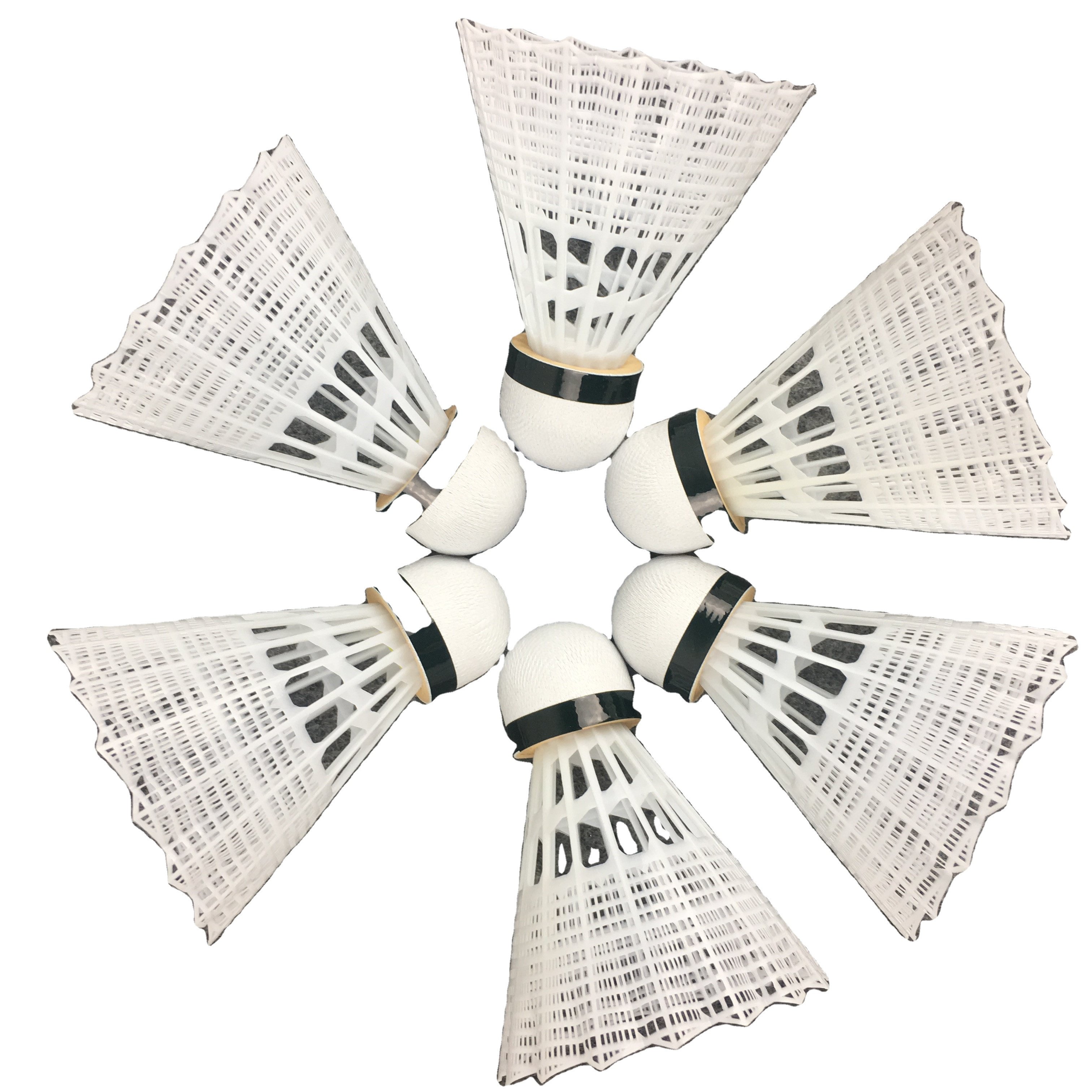 OEM brand cheap price nylon feather badminton bird/ball shuttle cock