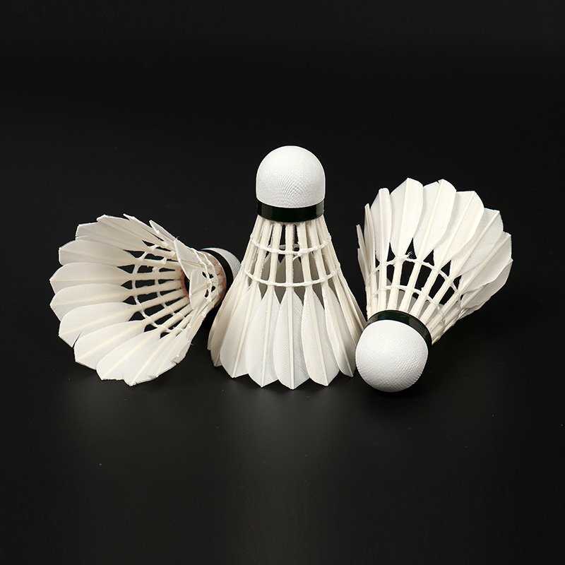Wholesale KUNLI Bronze Shuttle Cock Goose Feather Badminton Shuttlecock For Professionals