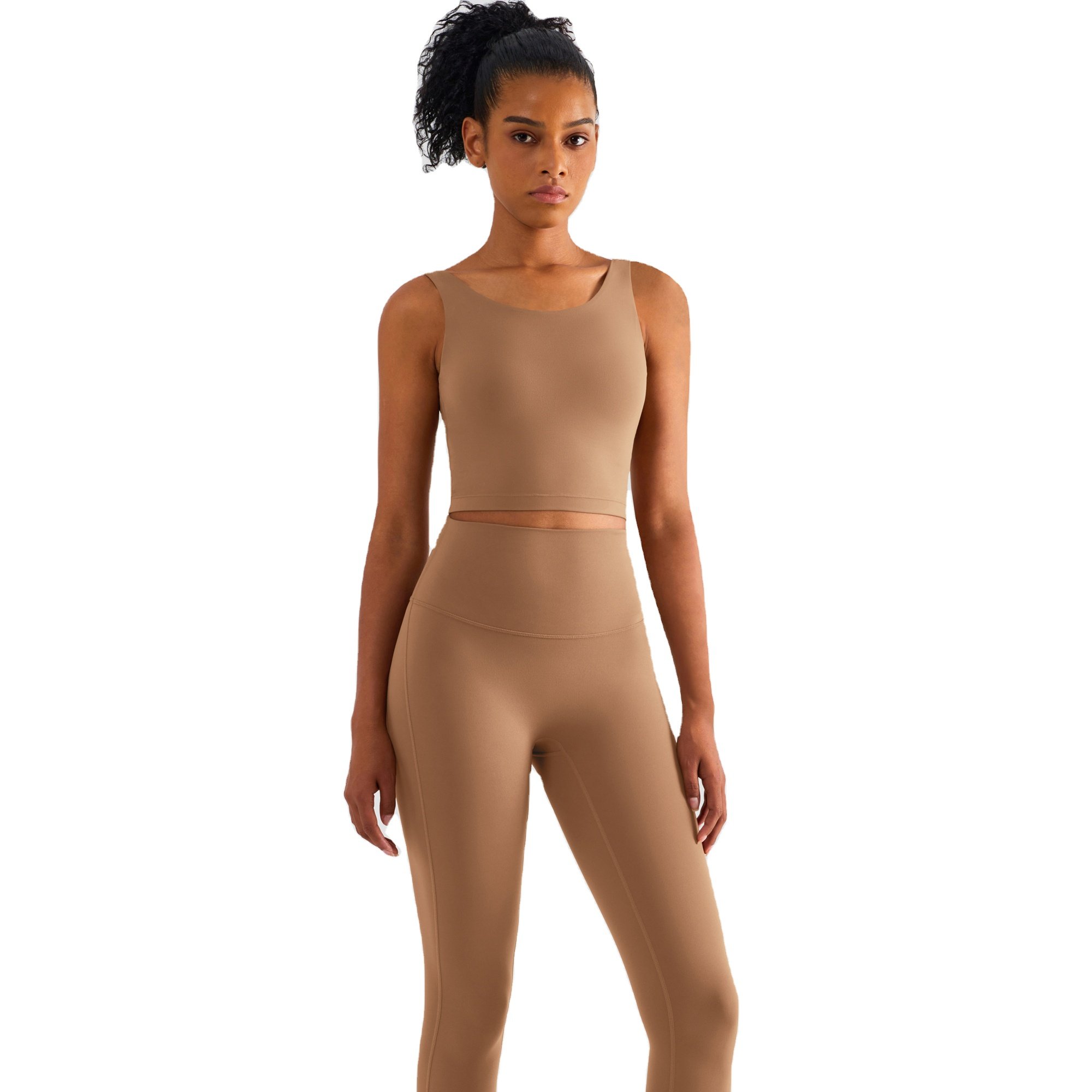 Advanced Sense Yoga Wear Top Women's Sports Vest Fitness Suit Sports Underwear Yoga Pants Suit Yoga Sets Print Pattern