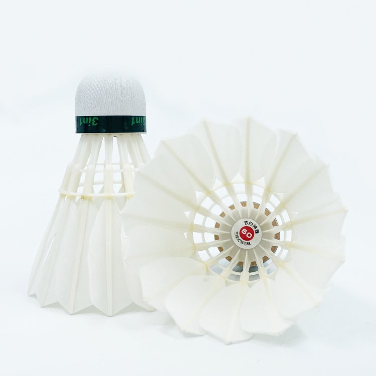 Dmantis 3-in-1 Professional High-Class Badminton Shuttlecocks Made with Fiber Cork and Duck Feathers for Stadium Use