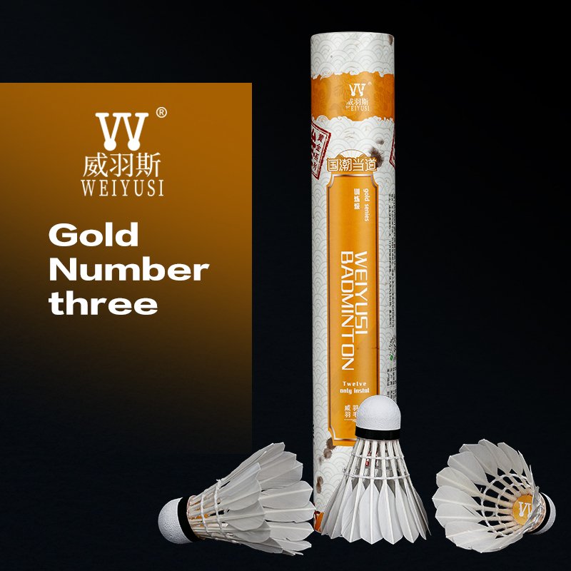 High Quality Customizable Duck Feather Badminton Shuttlecocks with Durable Cork Head Free Design and Customization Options