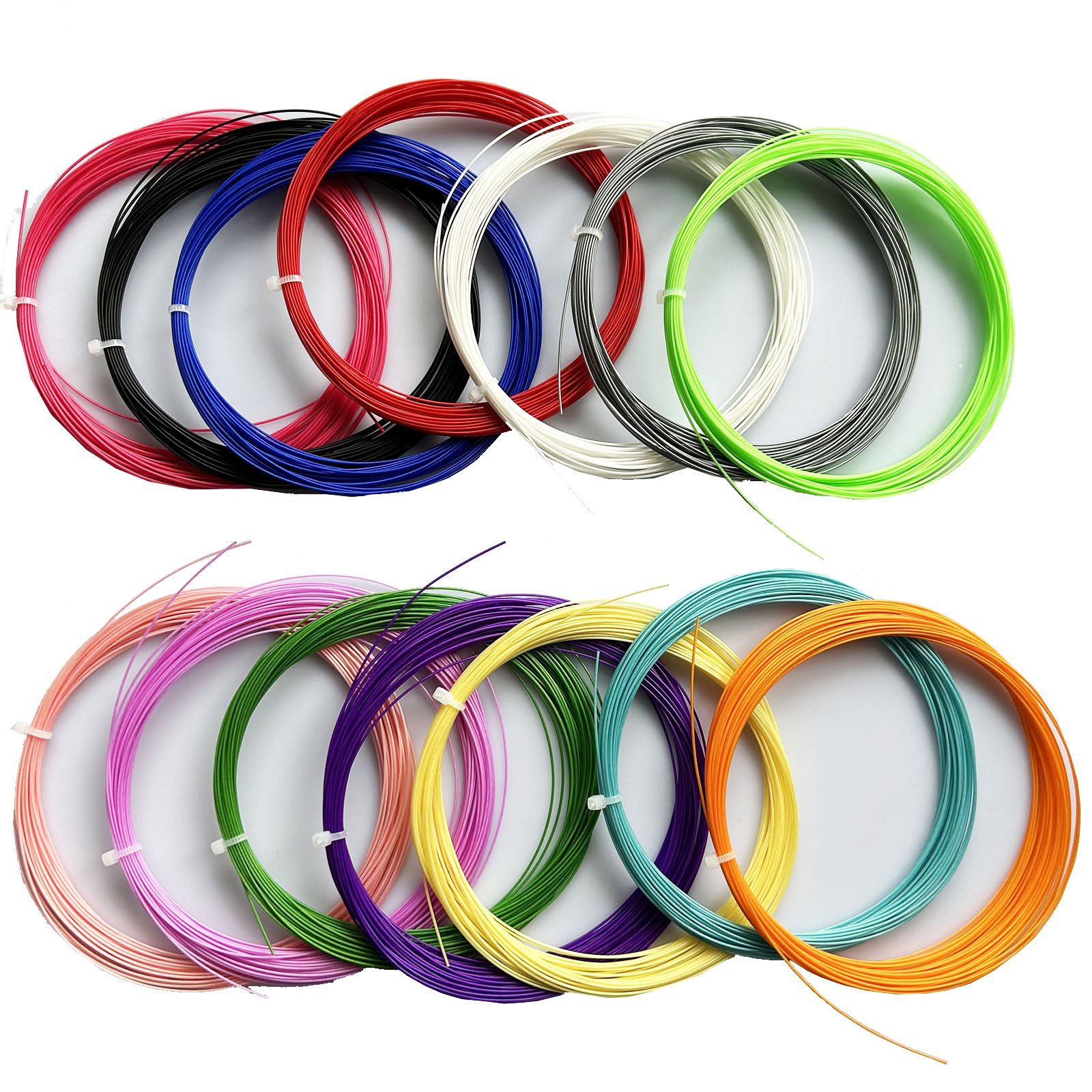 Colorful Nylon string high-elastic for badminton racket , badminton racket string.
