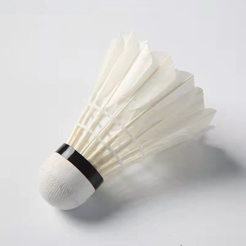 Best quality Professional Tournament Goose Feather Shuttlecock Badminton Ball