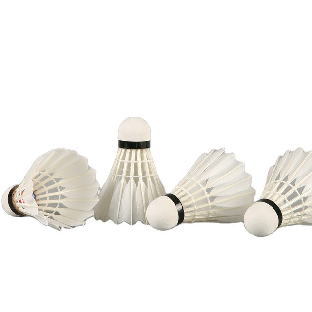 Factory wholesale class A goose feather badminton shuttlecock for sale