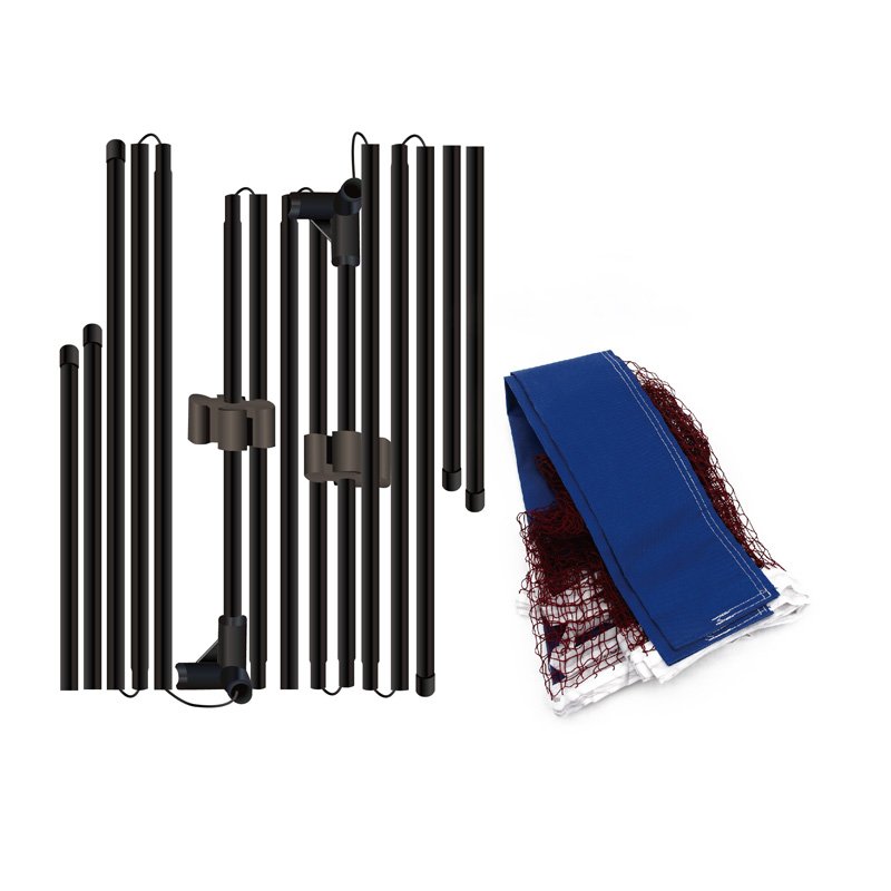 High Quality Outdoor Sports Lawn Shuttlecock Nets Portable Bag Set Volleyball Beach Tennis Padel Racket Aluminum Badminton Net