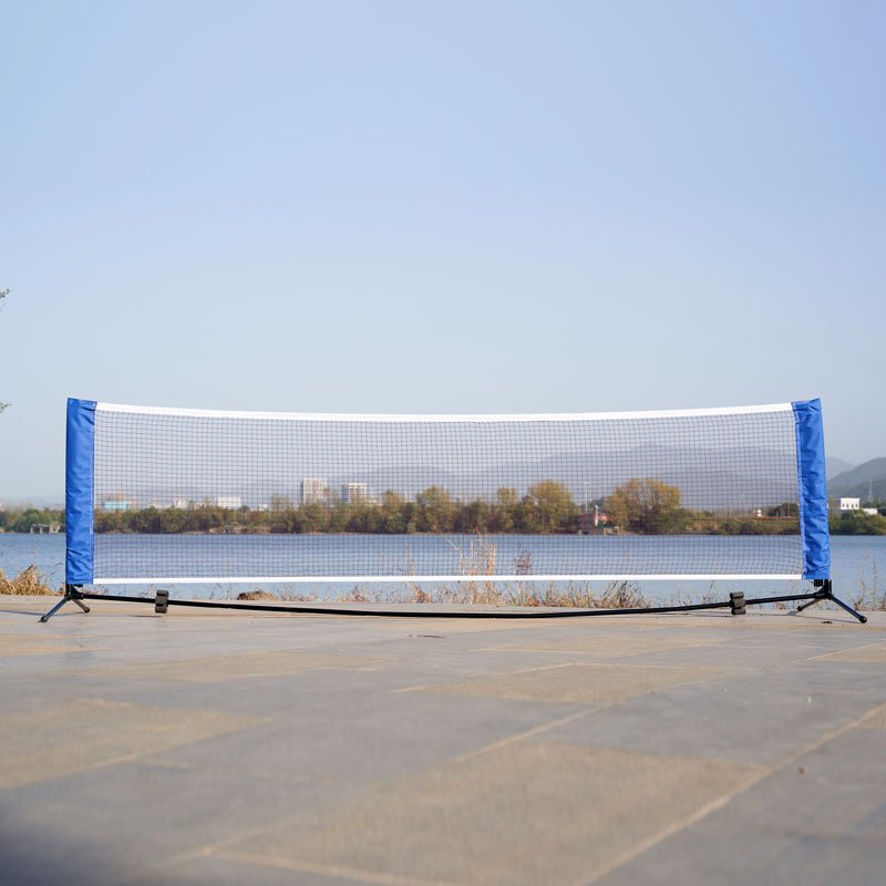 High Quality Outdoor Sports Lawn Shuttlecock Nets Portable Bag Set Volleyball Beach Tennis Padel Racket Aluminum Badminton Net