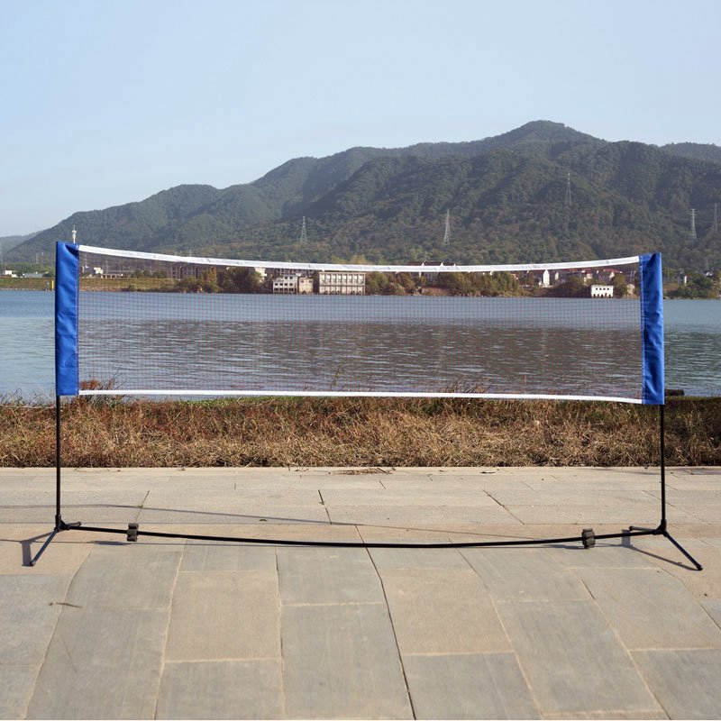High Quality Outdoor Sports Lawn Shuttlecock Nets Portable Bag Set Volleyball Beach Tennis Padel Racket Aluminum Badminton Net