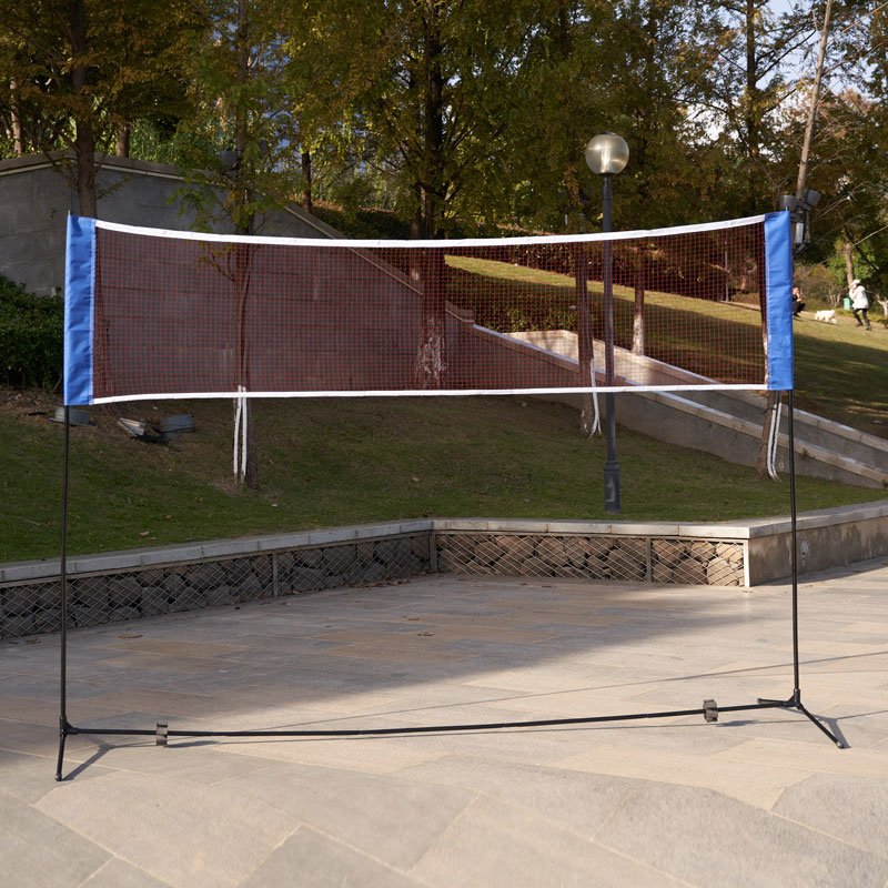 High Quality Outdoor Sports Lawn Shuttlecock Nets Portable Bag Set Volleyball Beach Tennis Padel Racket Aluminum Badminton Net